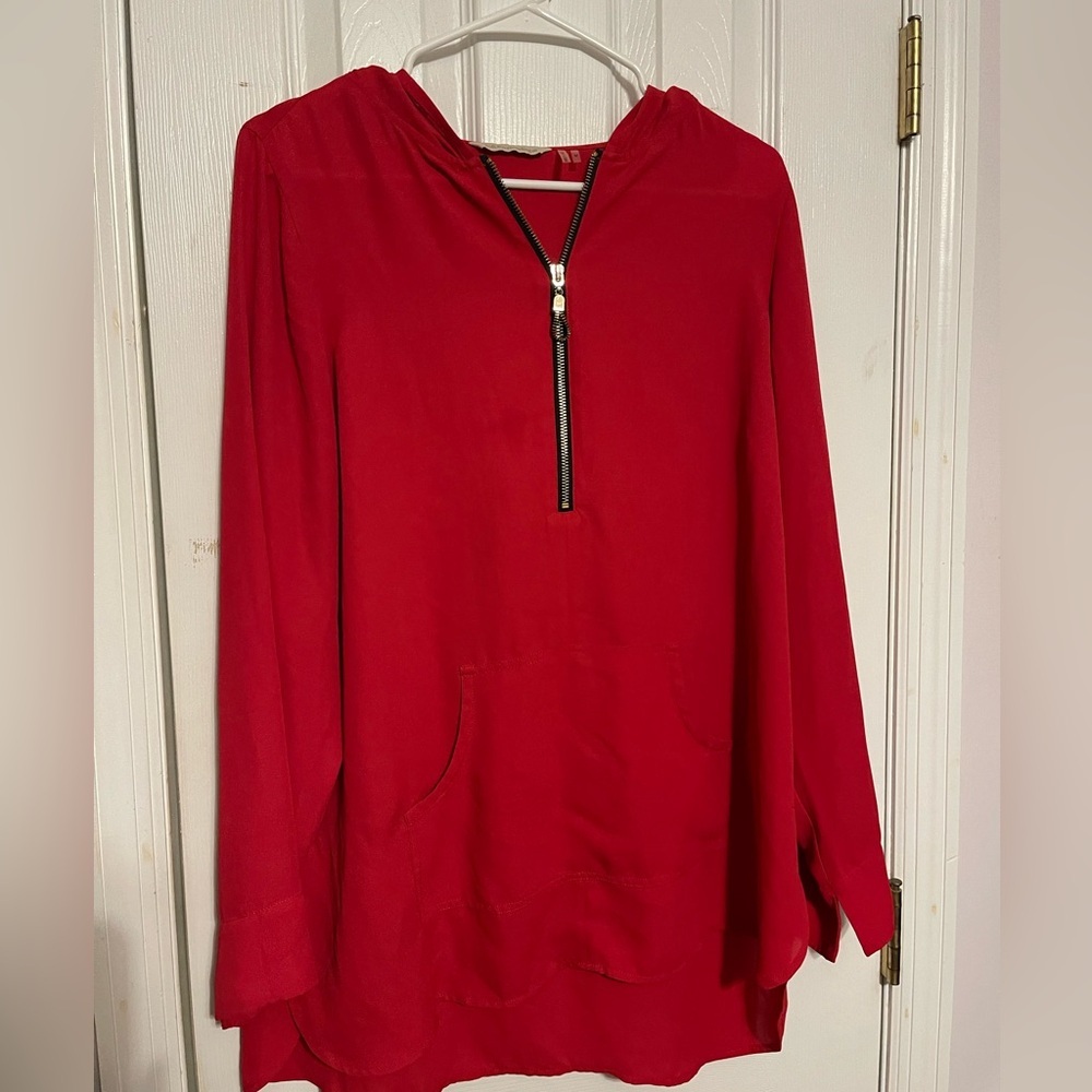 Soft Surroundings Red Blouse